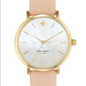 Kate spade gold and rose blush watch